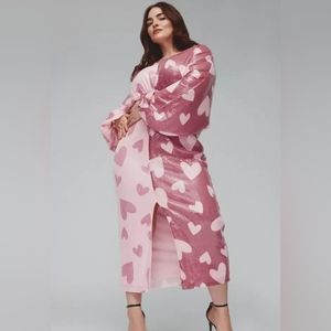 Eloquii Split Pattern dress